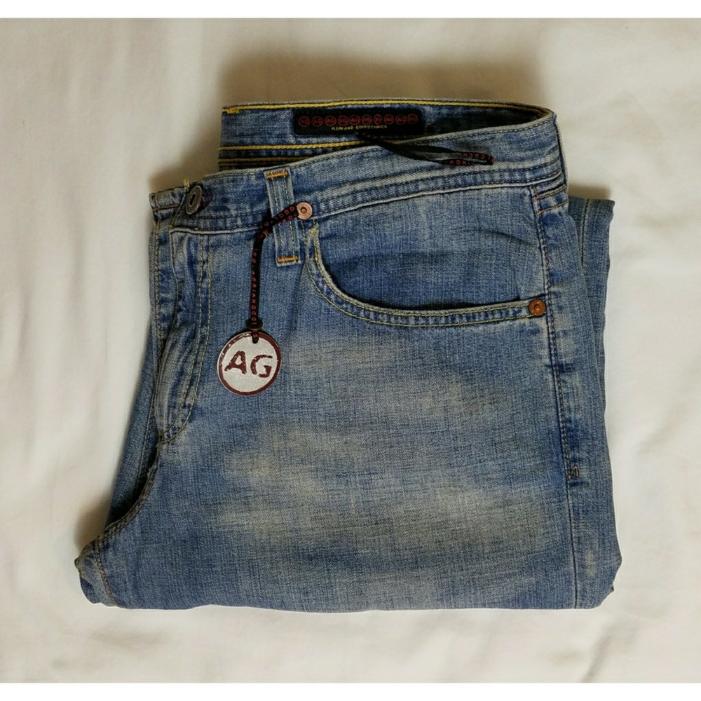 AG The Rider Straight Leg Jeans 29R Light Wash